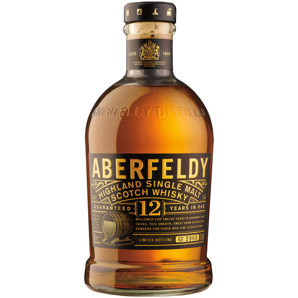 ABERFELDY 12 Year Old Single Malt Scotch Whisky