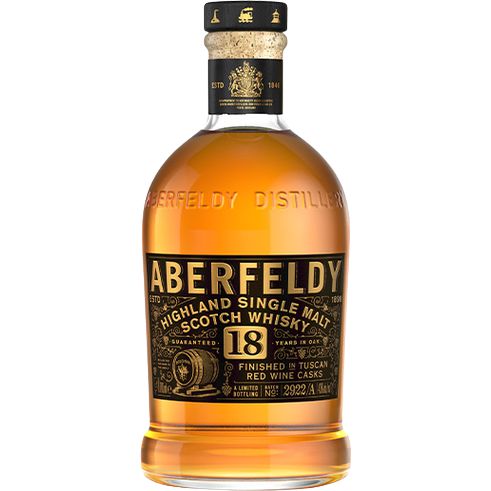 ABERFELDY 18 Year Old Limited Edition Tuscan Red Wine Cask Finish