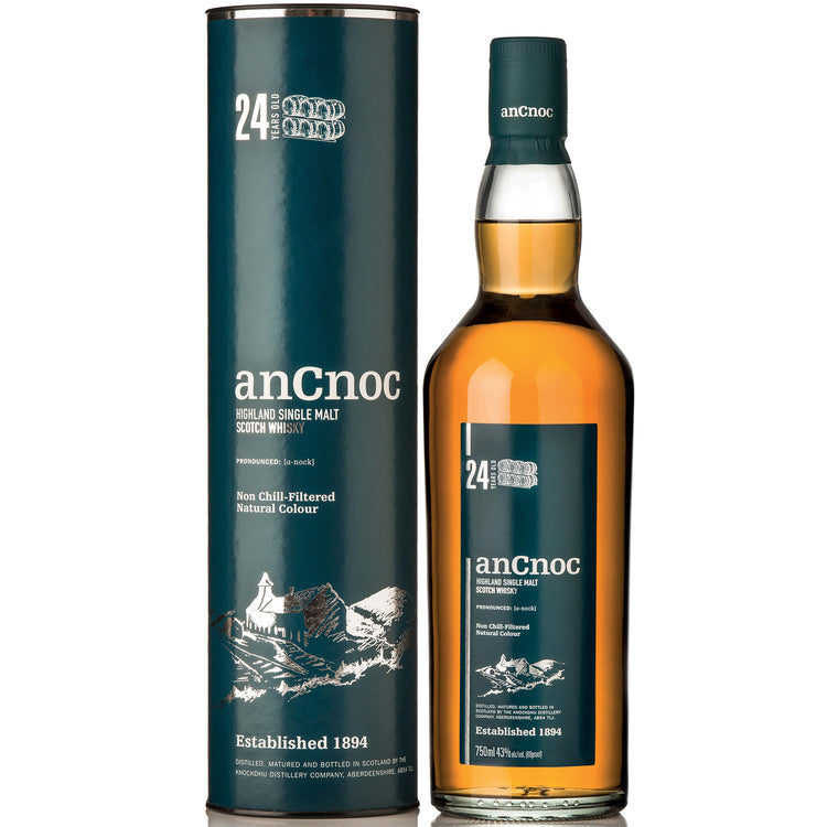 Ancnoc 24 Year Old Single Malt Scotch Whisky