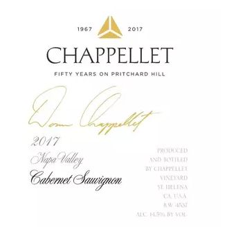 Chappellet Fifty Years on Pritchard Hill "Signature" 2017 Napa Valley Cabernet Sauvignon