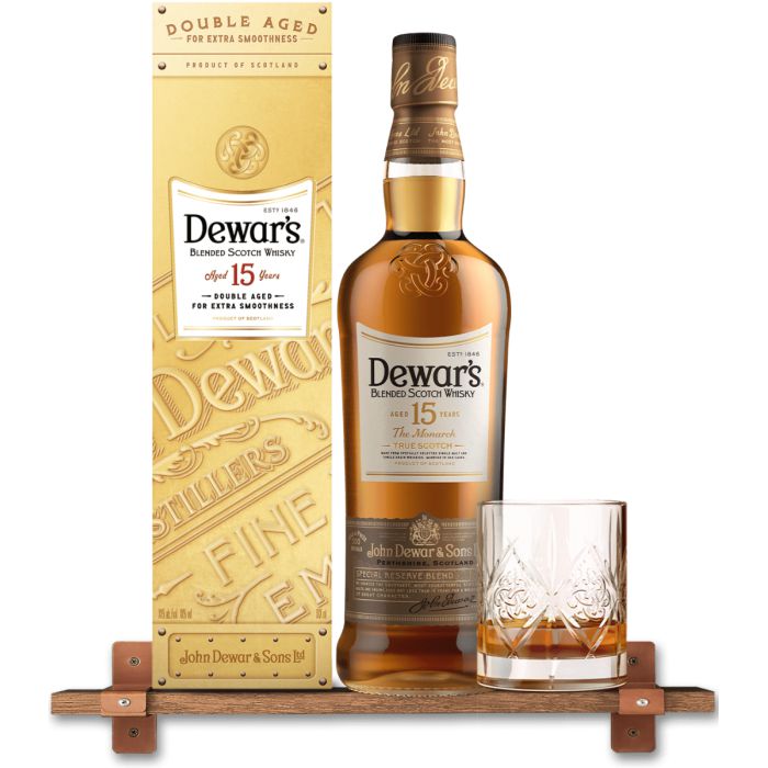 Dewars Blended Scotch Whisky Aged 15 Years Double Aged For Extra Smoothness