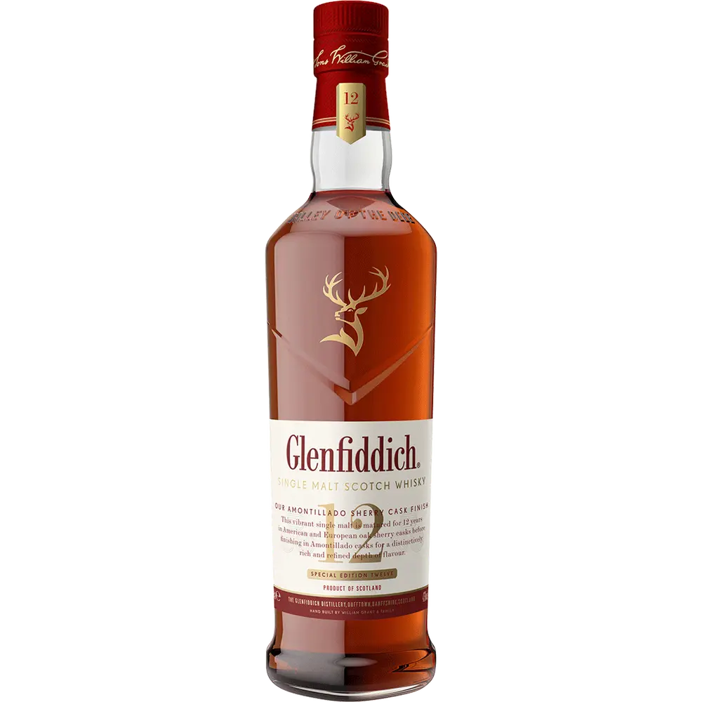 Glenfiddich 12 Year Old Sherry Cask Single Malt Scotch Whisky