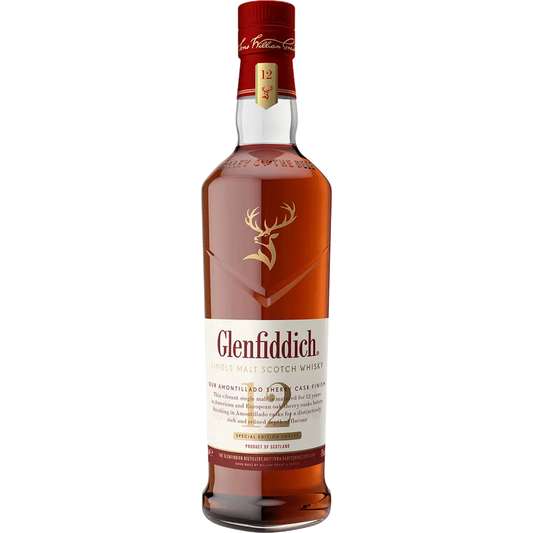 Glenfiddich 12 Year Old Sherry Cask Single Malt Scotch Whisky