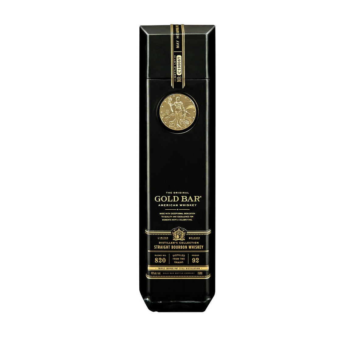 Gold Bar Black Double Cask Bourbon Whiskey