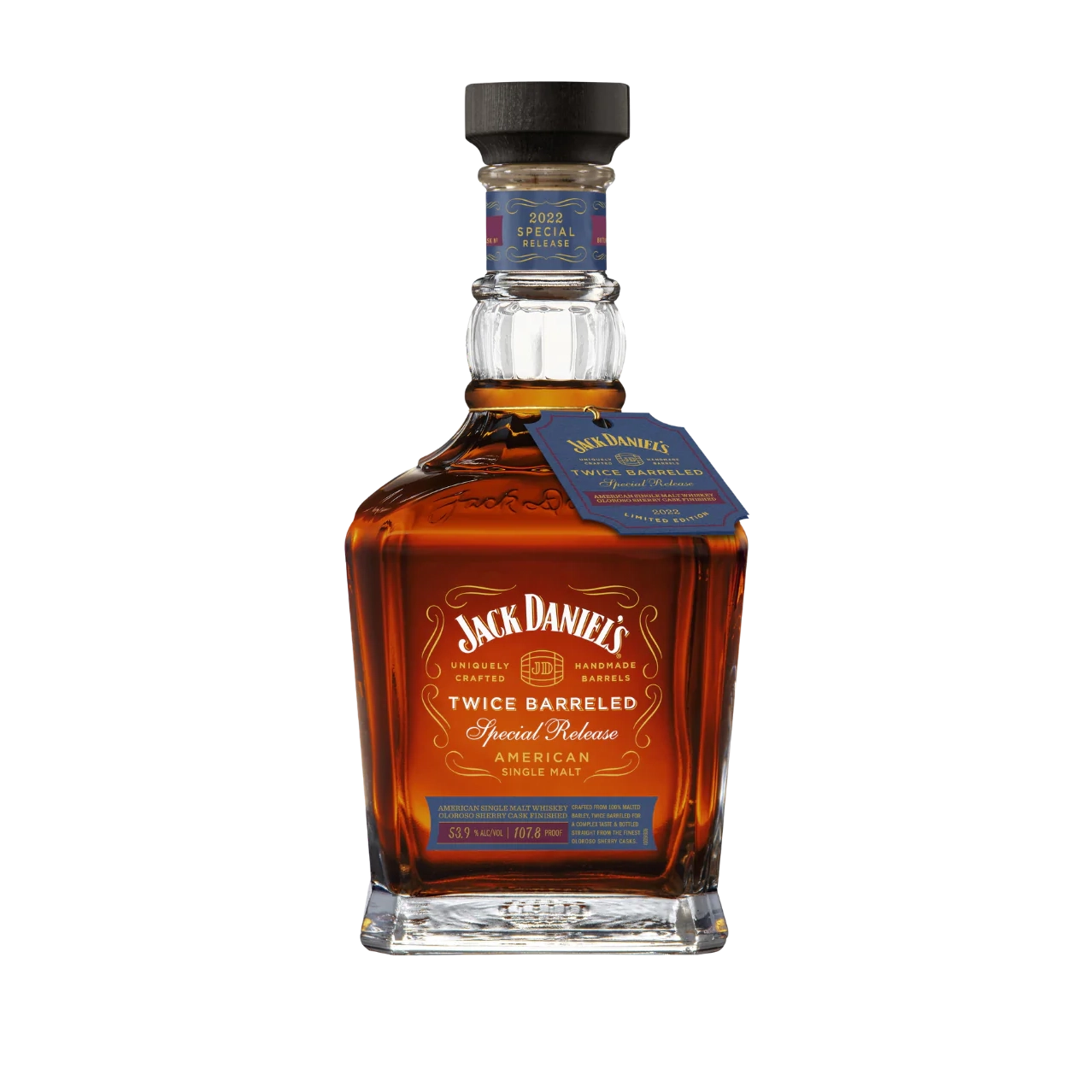 Jack Daniel's Twice Barreled 2022 Special Release: American Single Malt Whiskey Finished in Oloroso Sherry Casks