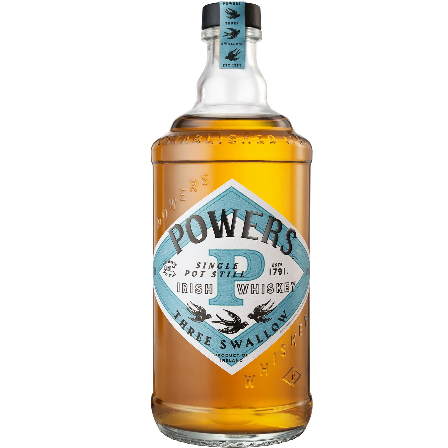 Powers Three Swallow Irish Whiskey