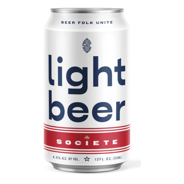 Societe Brewing light beer Lager