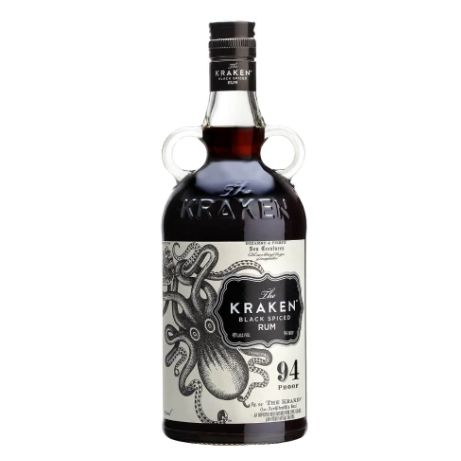 the Kraken Black Spiced Rum 94 Proof