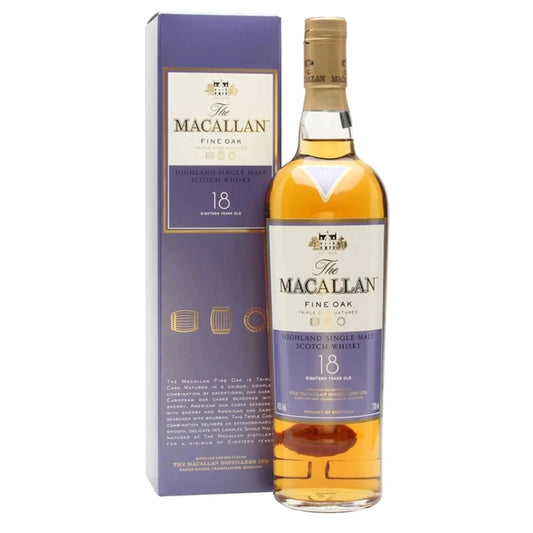 The Macallan 18 Year Old Triple Cask Matured Fine Oak Single Malt Scotch Whisky