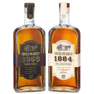Uncle Nearest 1856 Premium Aged Whiskey & 1884 Small Batch Whiskey Bundle