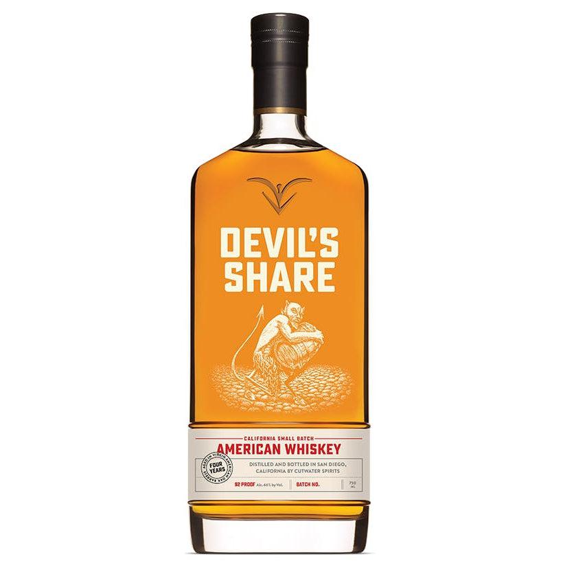Cutwater Spirits Devil's Share California Small BAtch American Whiskey 92 Proof Batch No. 6
