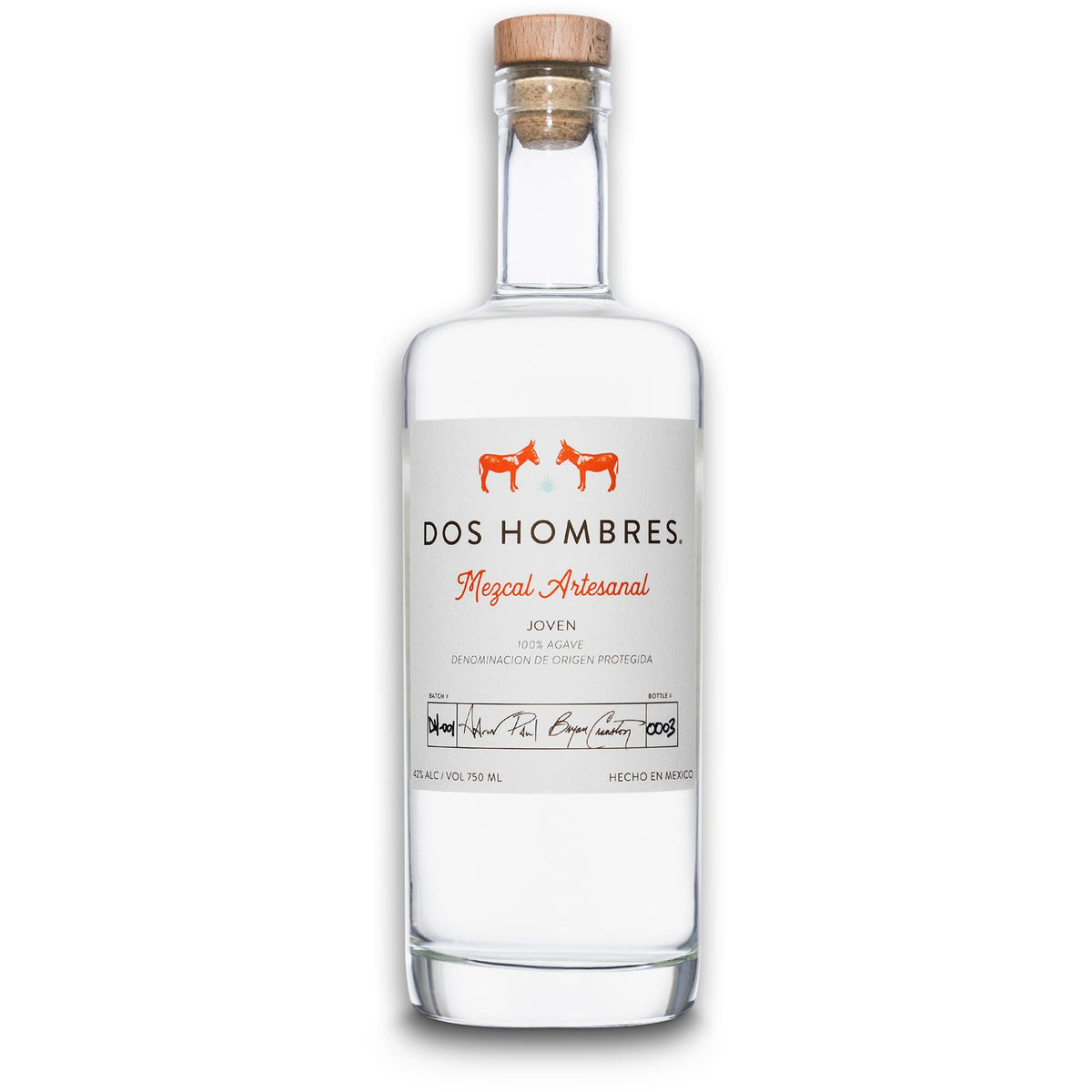 Dos Hombres Mezcal Artesanal Joven