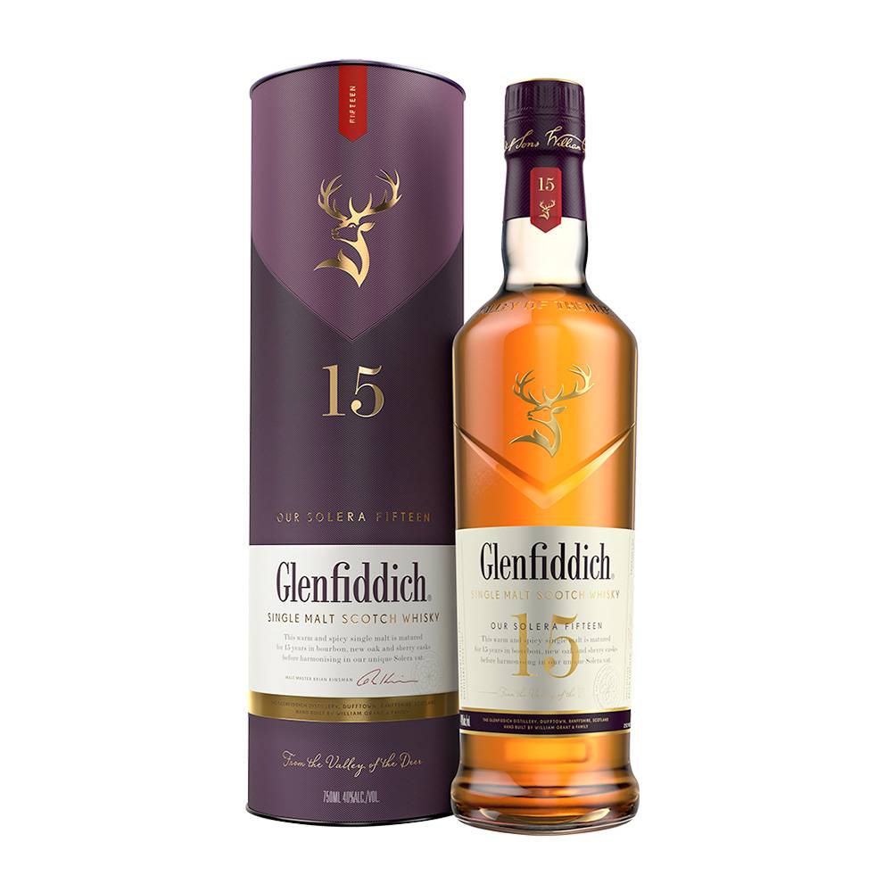 Glenfiddich Single Malt Scotch Whisky Our Solera Fifteen