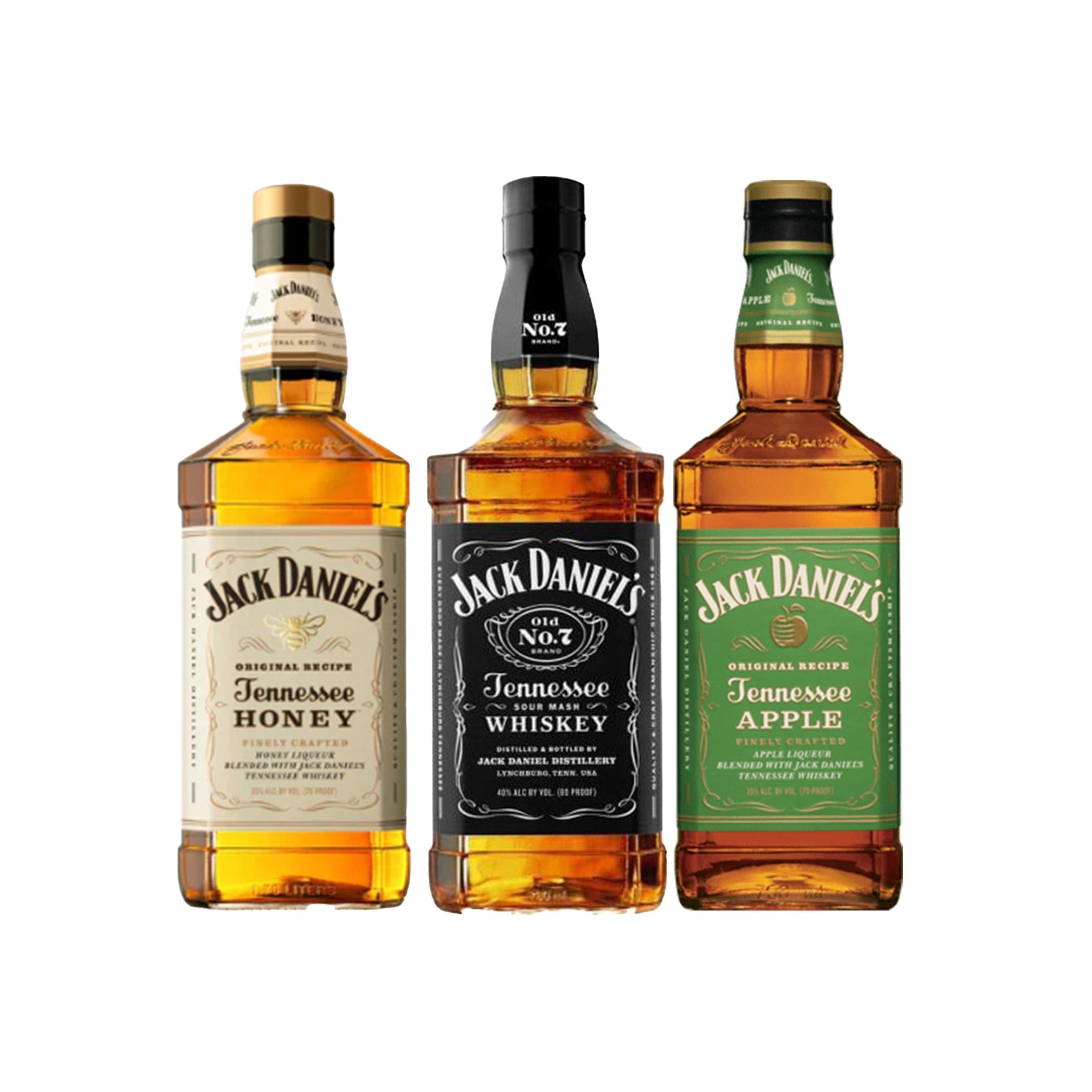 Jack Daniel's Tennessee Whiskey & Honey & Apple Bundle