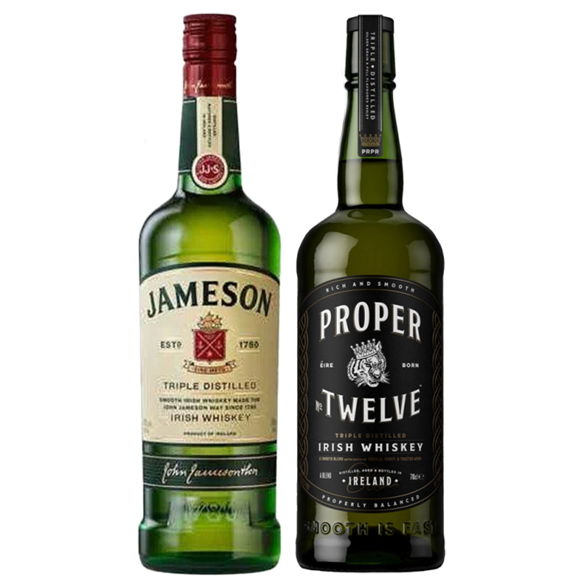 Jameson Irish Whiskey & Proper Twelve Whiskey Bundle