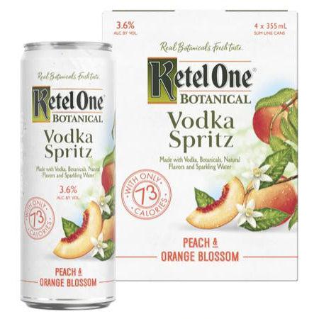 Ketel One Botanical Vodka Spritz Peach and Orange Blossom
