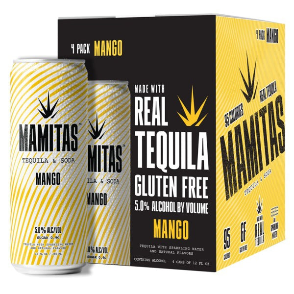 Mamitas Hard Seltzer Mango - Grapes & Hops Deli 