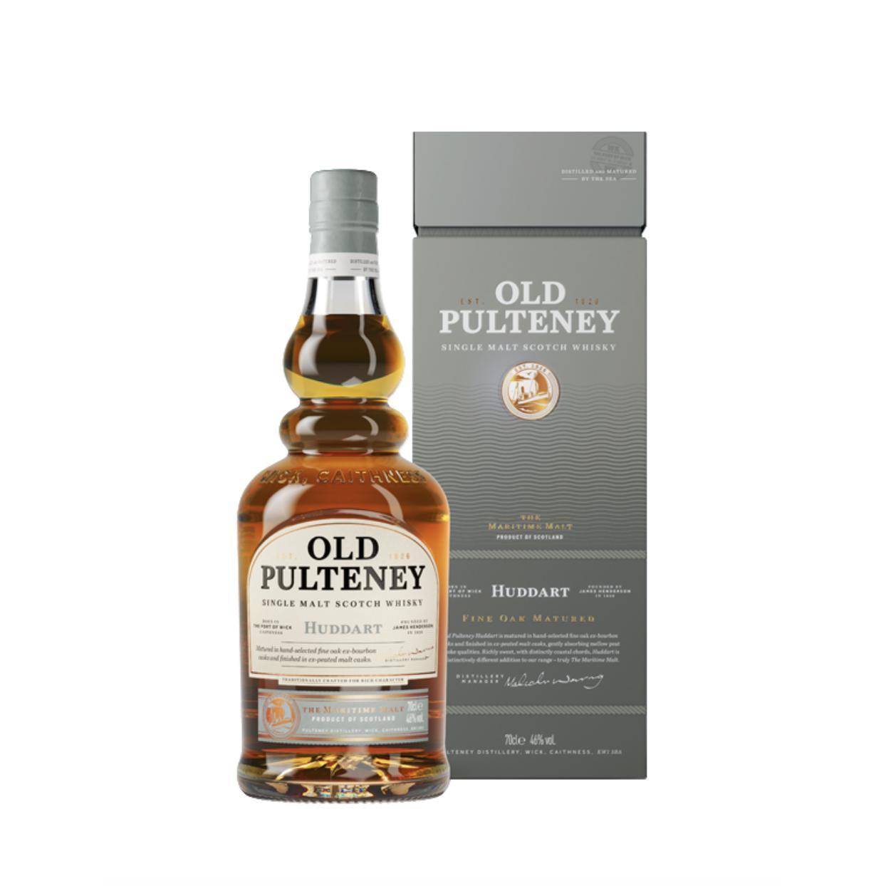Old Pulteney Single Malt Scotch Whisky Huddart Fine Oak Matured