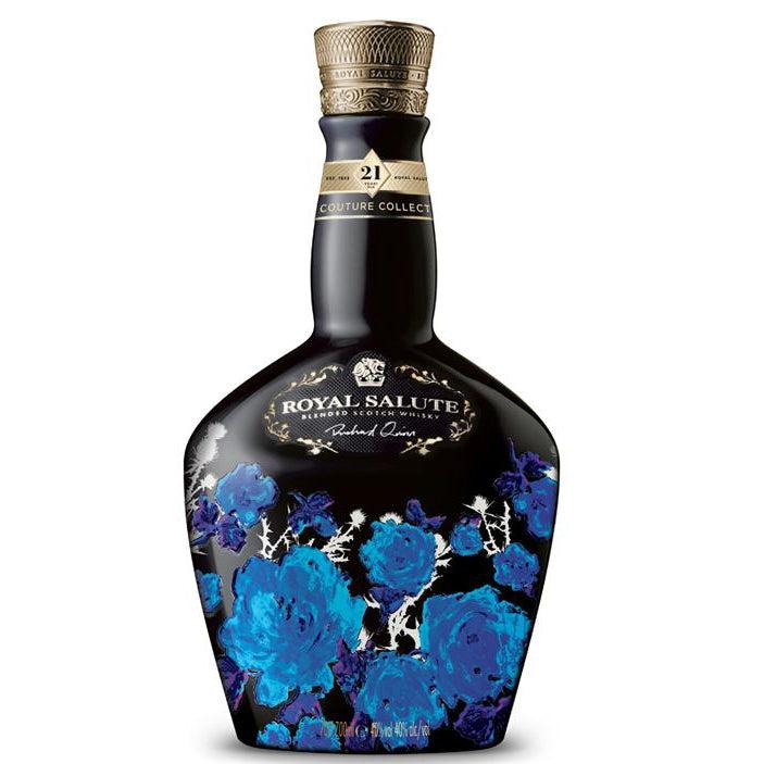 Royal Salute Blended Scotch Whiskey 21 Year Old The Richard Quinn Edition "Black and Blue"
