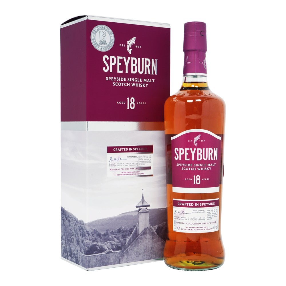 Speyburn Speyside Single Malt Scotch Whiskey Aged 18 Years