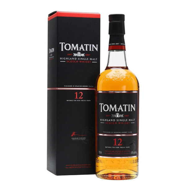 Tomatin Single Malt Scotch Whisky 12 Years – Corks & Crates